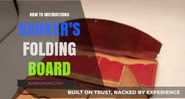 Master Banker's Folding Board: Step-by-Step Instructions for Perfect Folds
