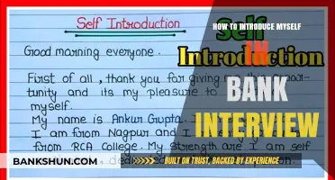Mastering Your Bank Interview: Effective Self-Introduction Strategies for Success