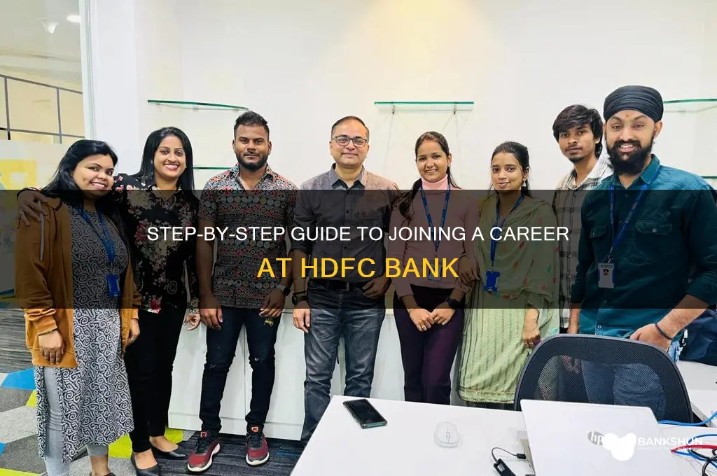 how to join job in hdfc bank