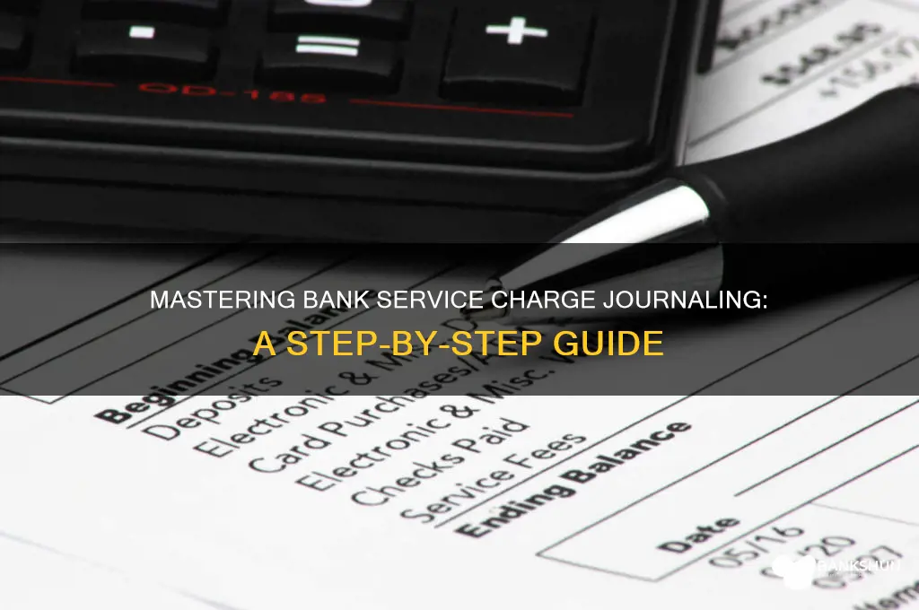 how to journal a bank service charge