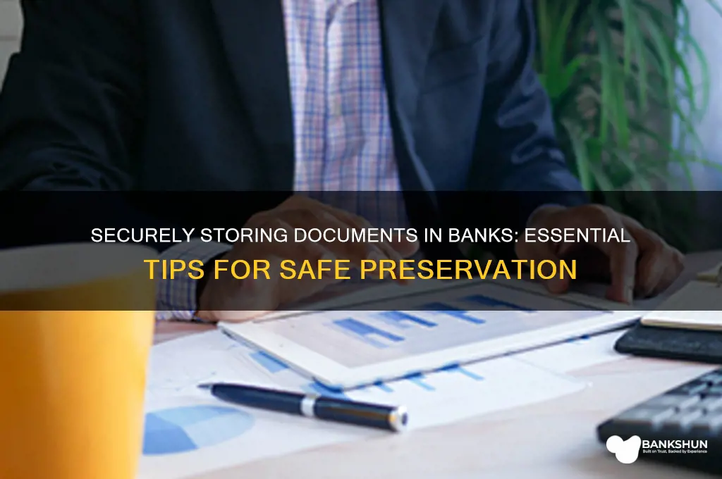how to keep documents in a bank
