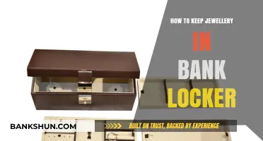 Securely Storing Your Precious Jewellery in a Bank Locker: A Guide