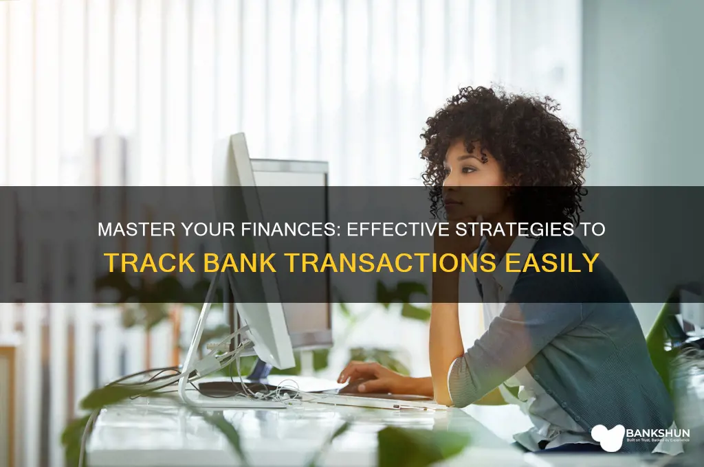 how to keep track of bank transactions