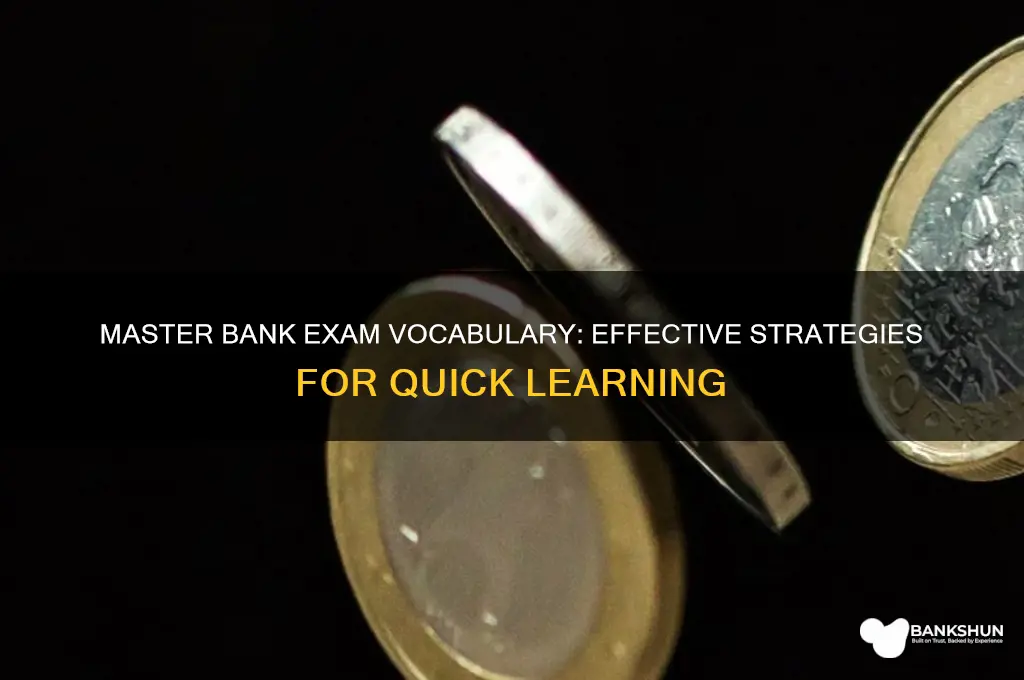 how to learn vocabulary for bank exams