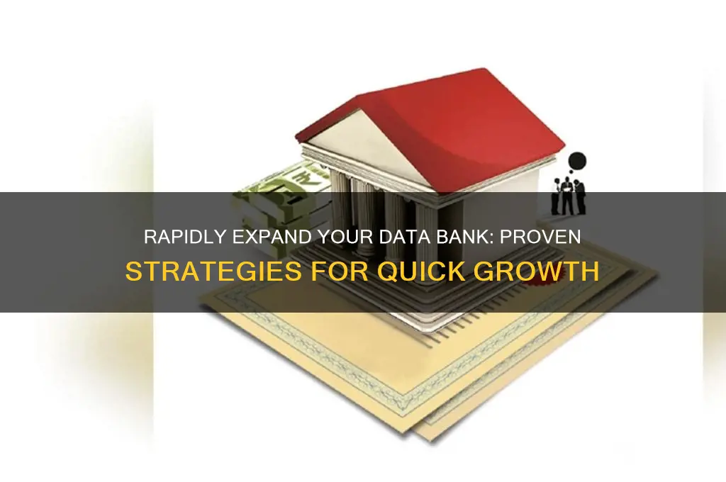 how to level up data bank fast