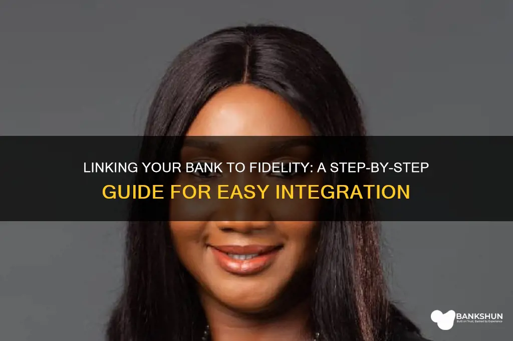 how to link a bank in fedelity
