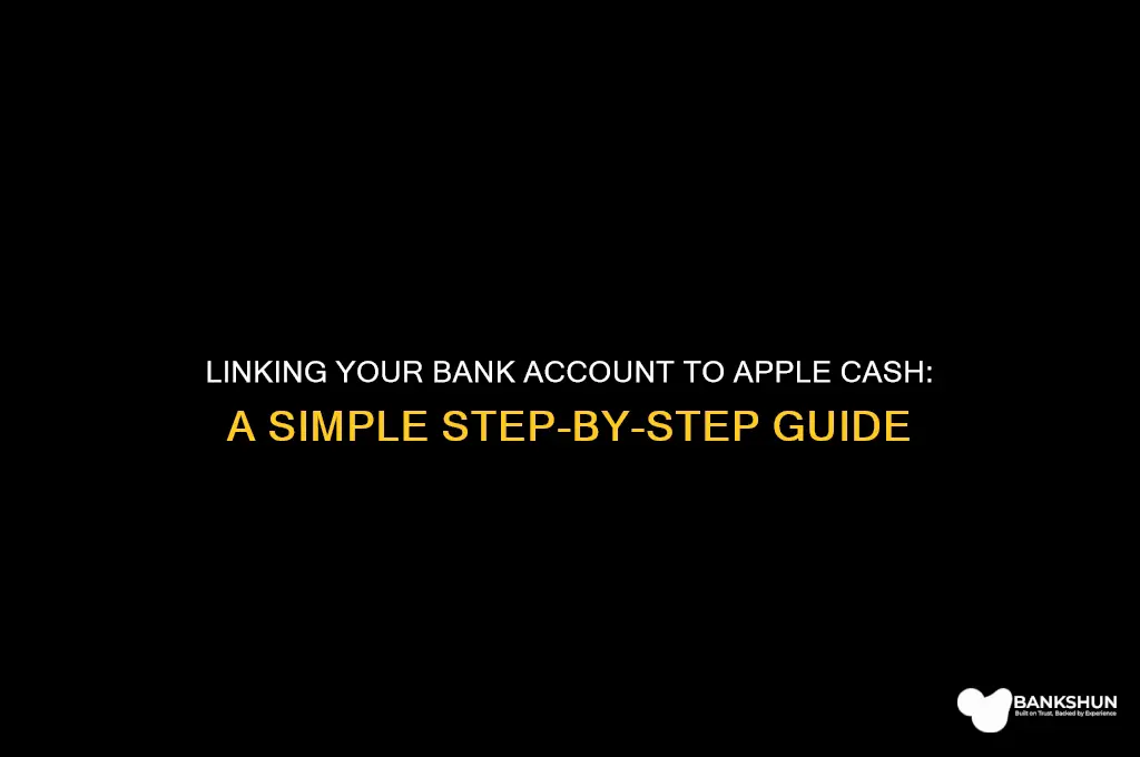 how to link bank to apple cash