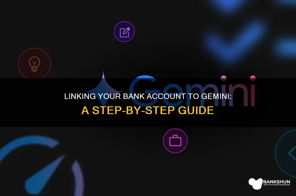 how to link my bank to gemini