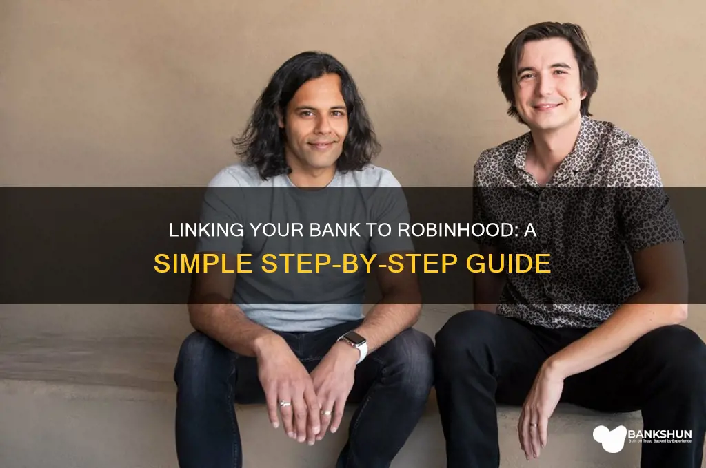 how to link my bank to robinhood