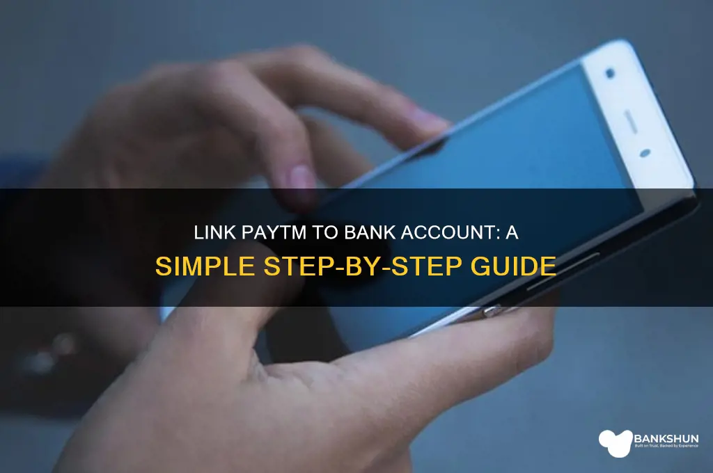 how to link paytm to bank avccount