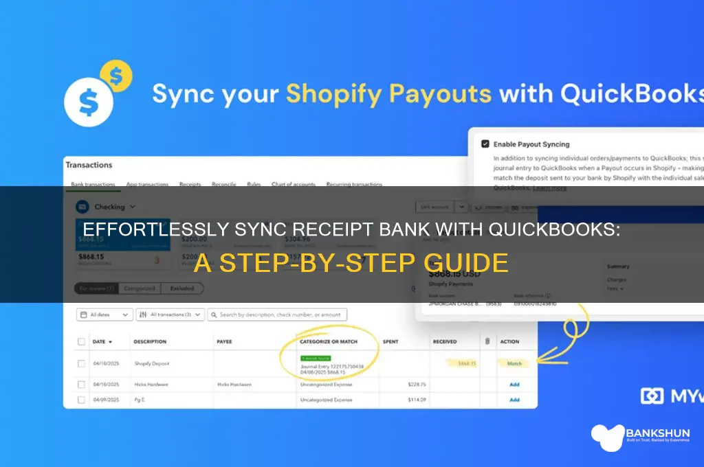 how to link receipt bank to quickbooks