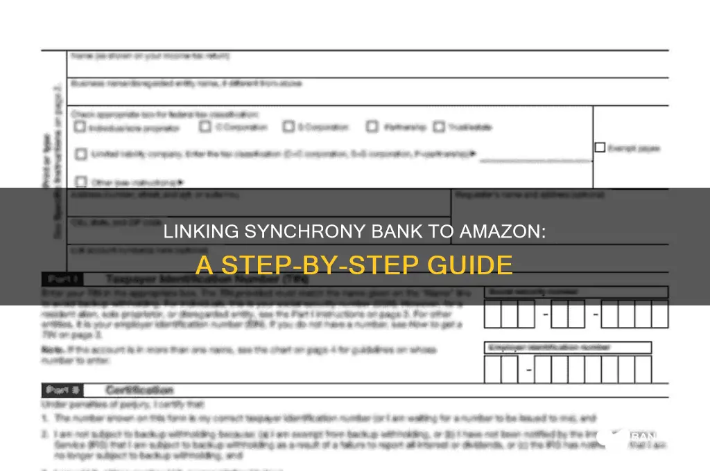 how to link to synchrony bank amazon