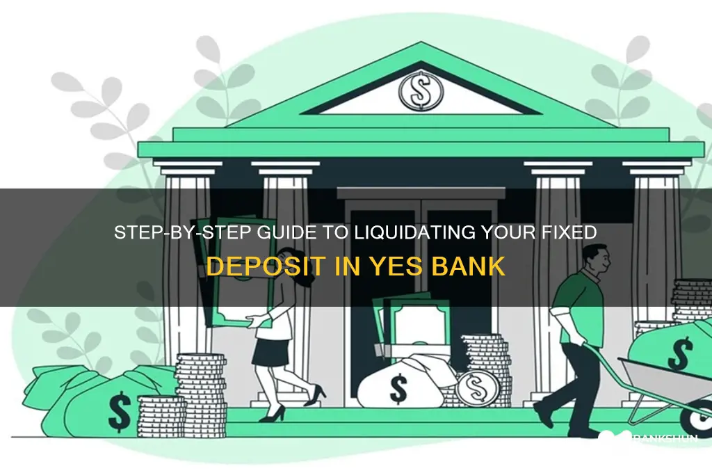 how to liquidate fd in yes bank