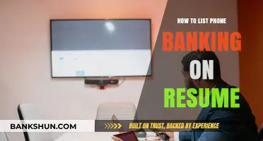 Highlighting Phone Banking Skills: A Guide to Resume Listing