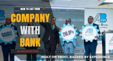 Steps to Successfully List Your Company with a Bank