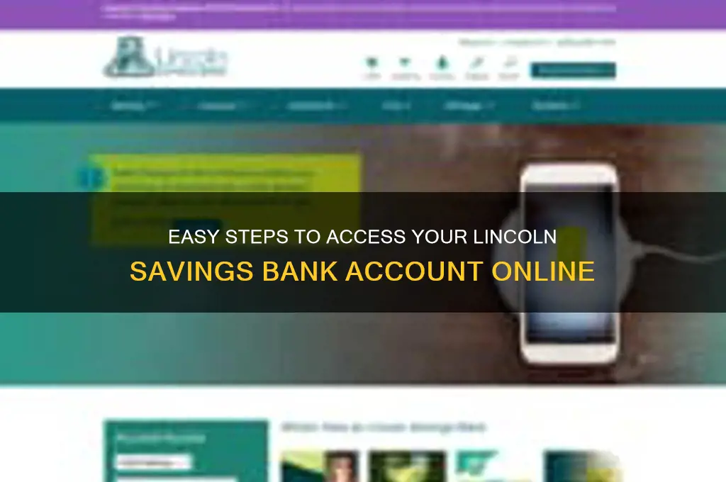 how to log into lincoln savings bank