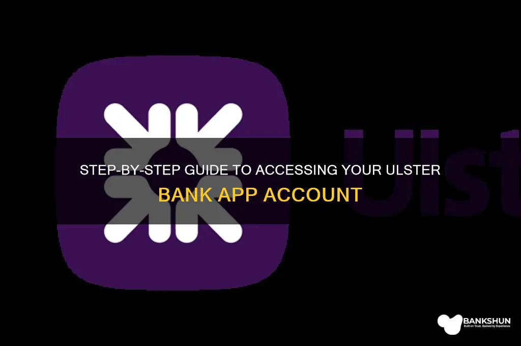 how to log into ulster bank app