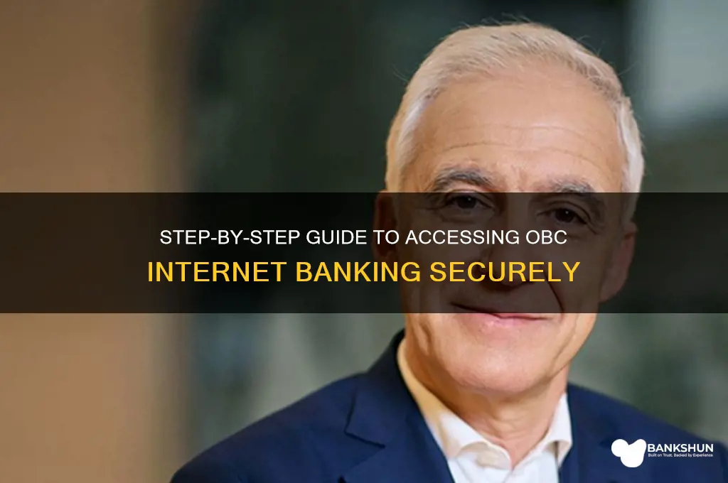 how to login internet banking in obc