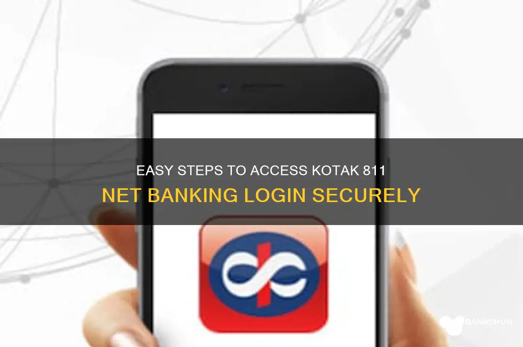 how to login kotak 811 net banking