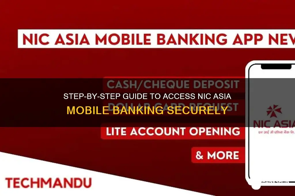 how to login nic asia mobile banking