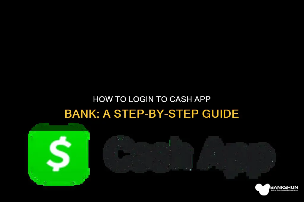 how to login to cash app bank