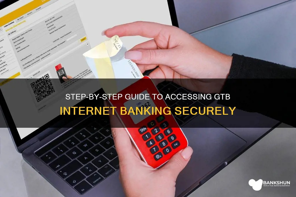 how to login to gtb internet banking