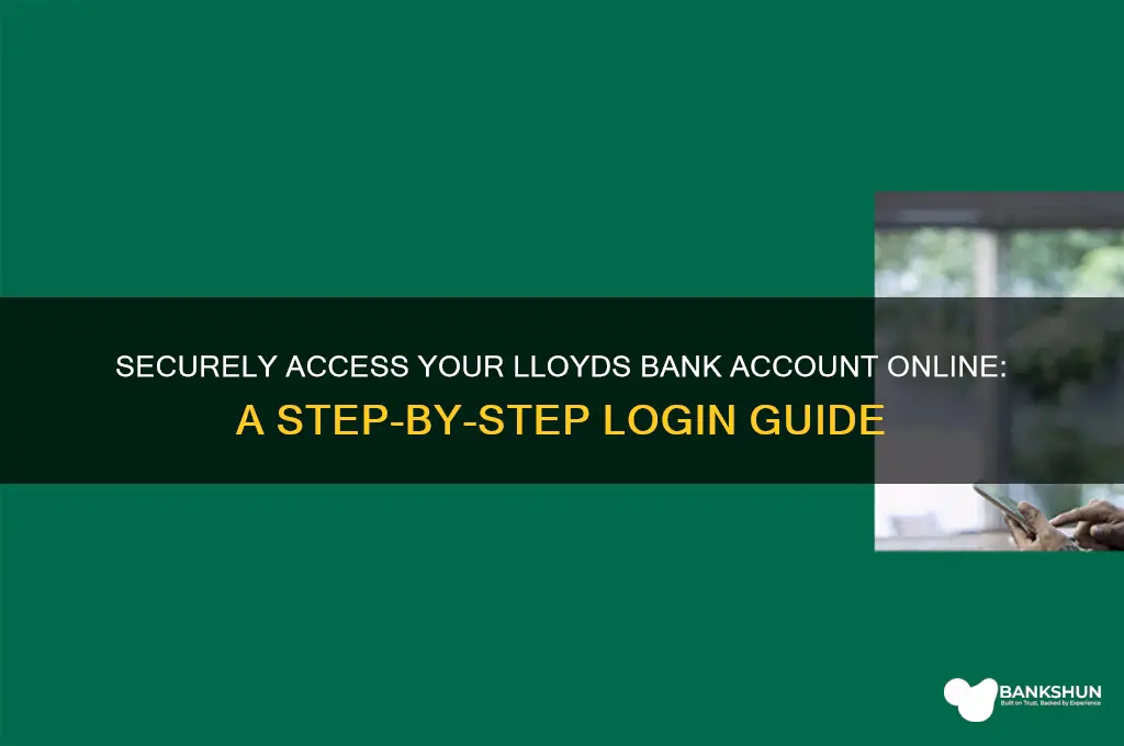 how to login to lloyds internet banking