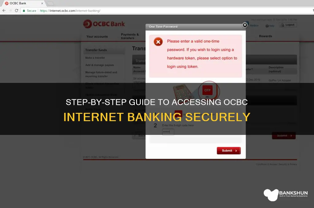 how to login to ocbc internet banking