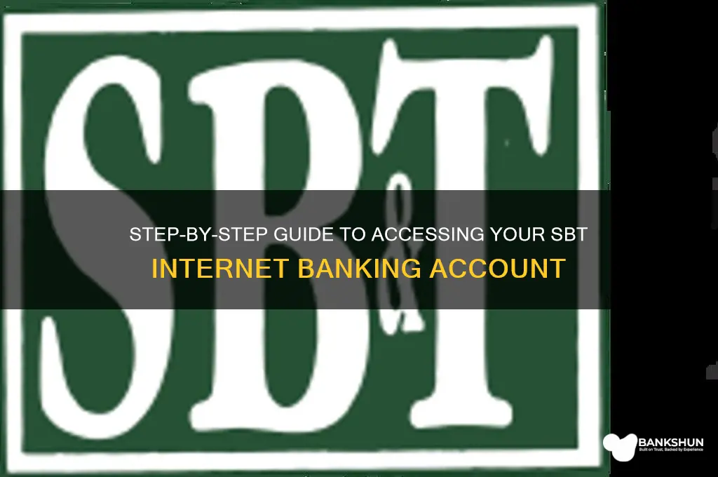 how to login to sbt internet banking