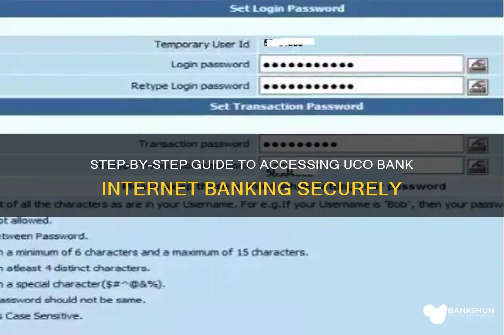 how to login uco bank internet banking