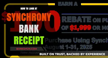 How to Easily View and Understand Your Synchrony Bank Receipt