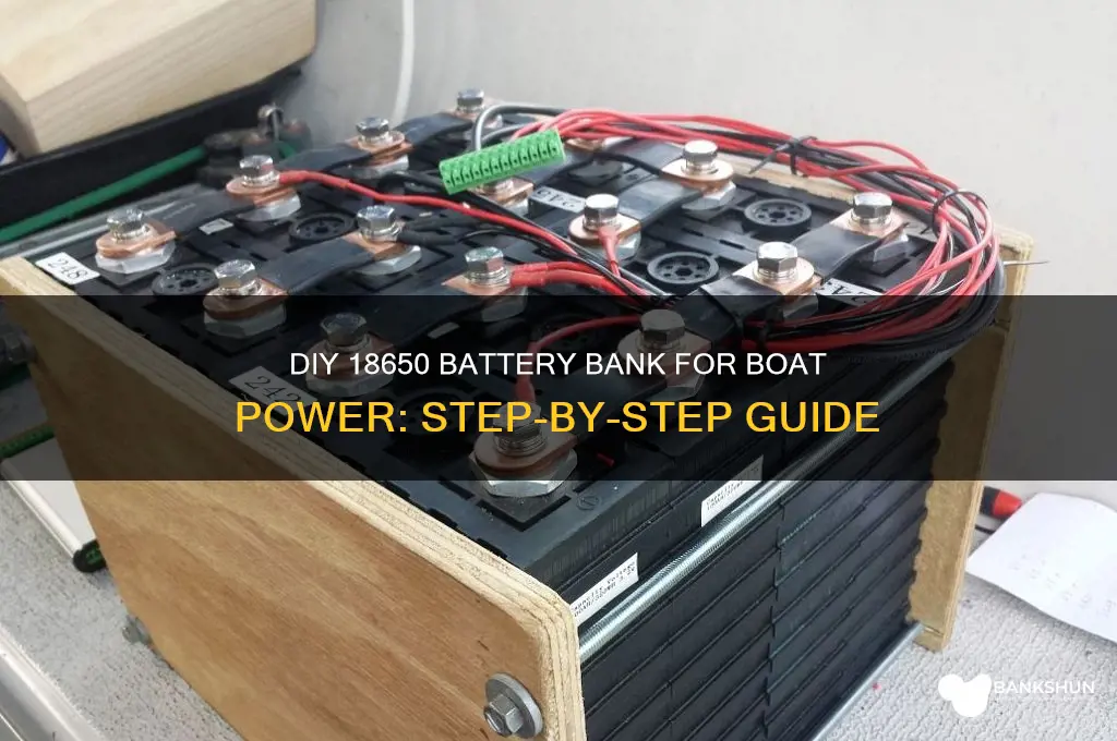 how to make 18650 battery bank boat