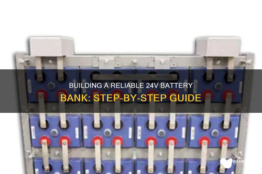 how to make a 24v battery bank