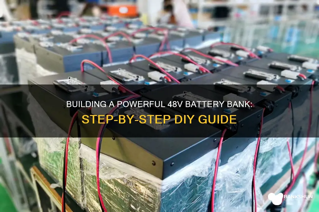 how to make a 48v battery bank