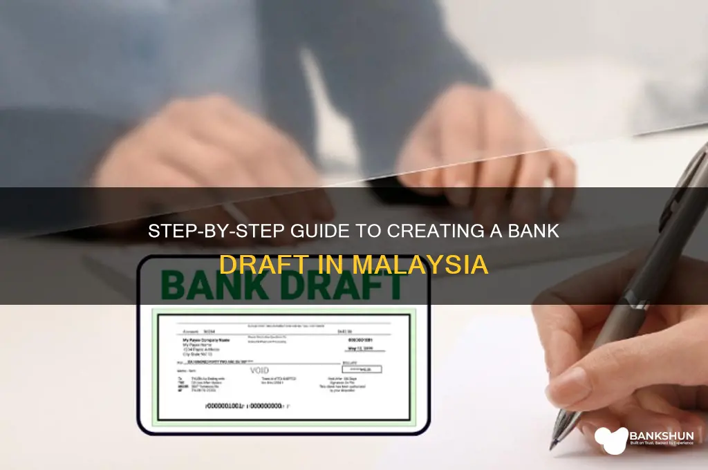 how to make a bank draft malaysia