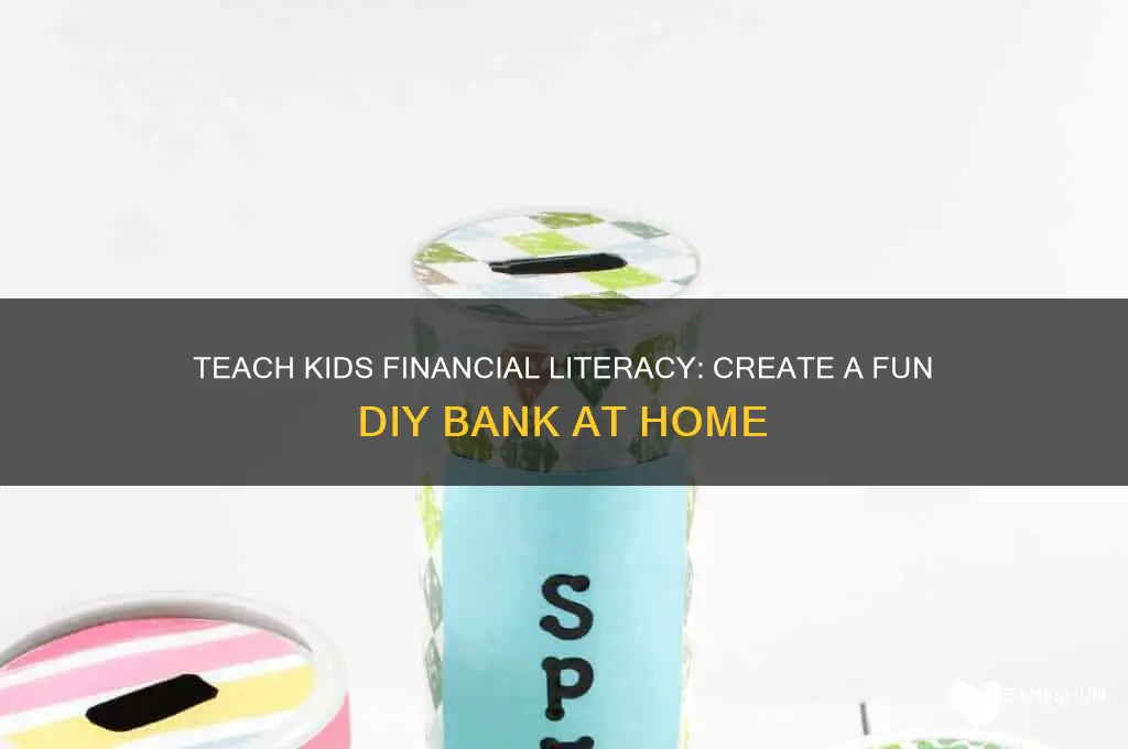 how to make a bank for kids