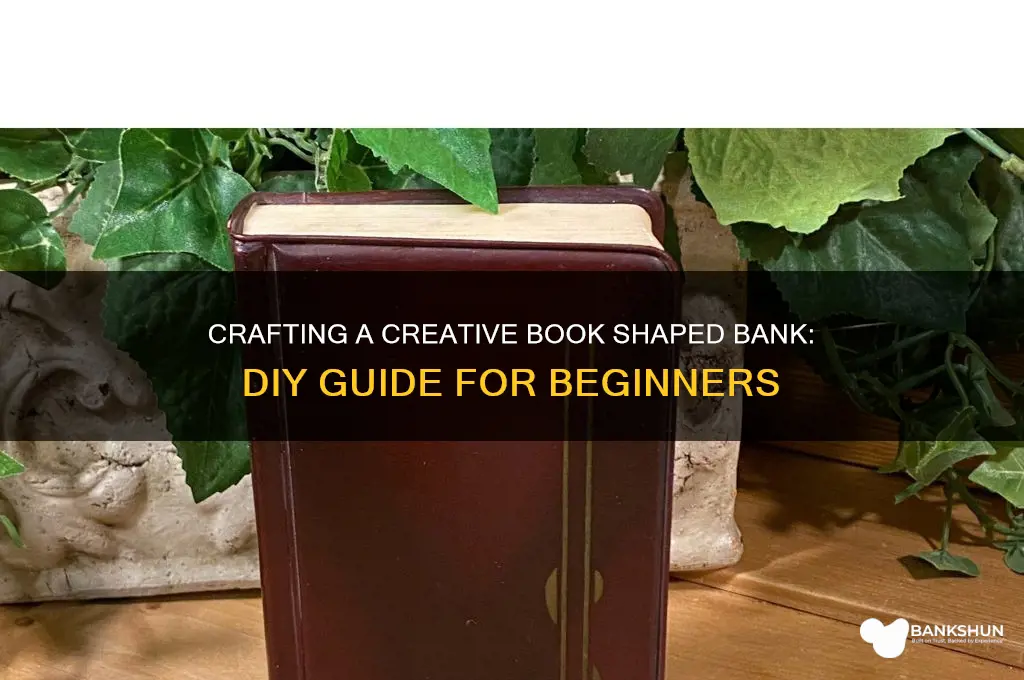 how to make a book shaped bank