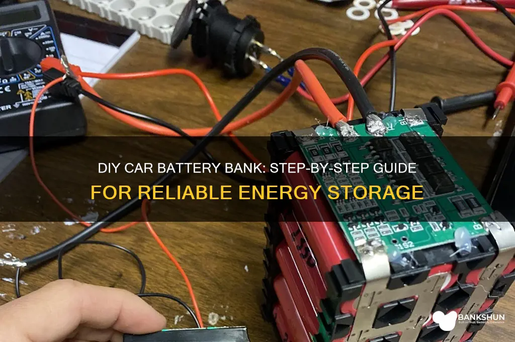 how to make a car battery bank