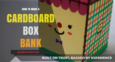 Creative DIY Cardboard Box Bank: Easy Steps to Save Smartly