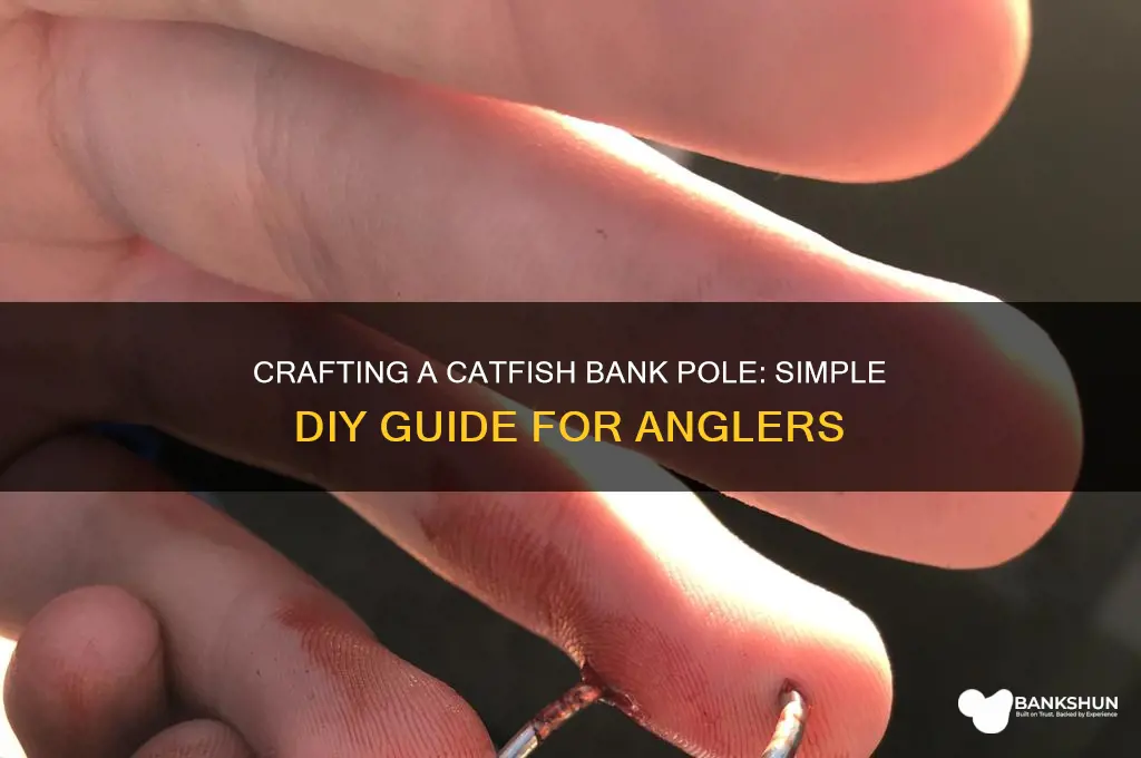 how to make a catfish bank pole