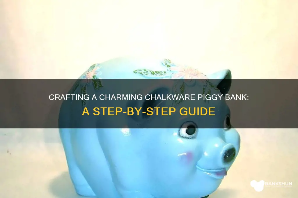 how to make a chalkware piggy bank