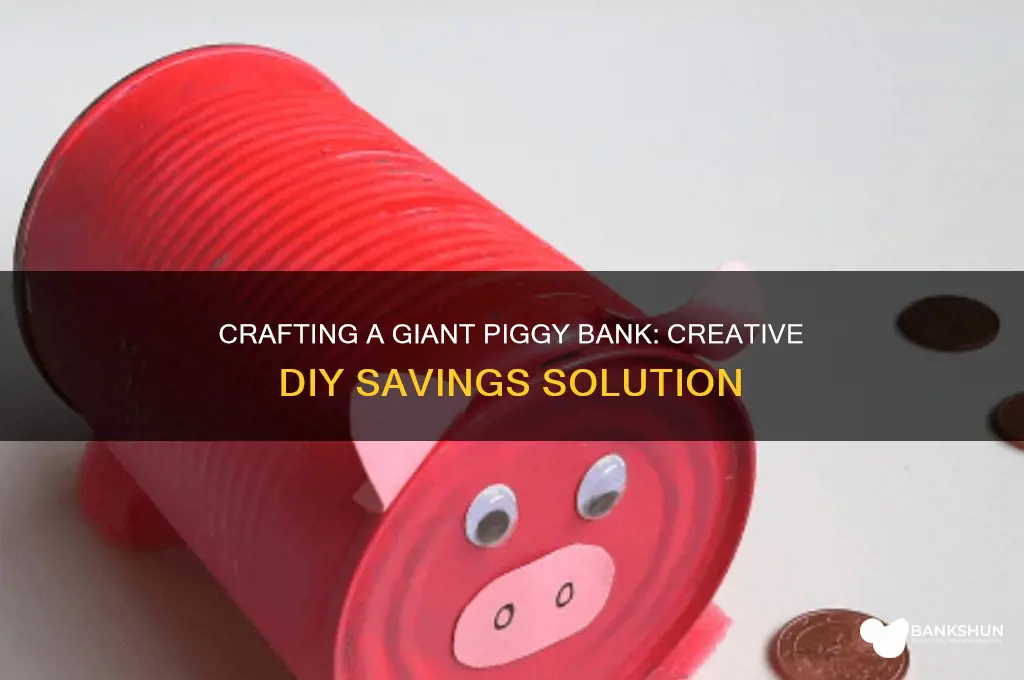 how to make a giant piggy bank