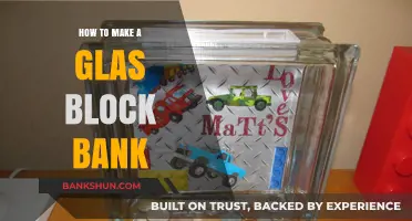 Crafting a Unique Glass Block Bank: A Step-by-Step DIY Guide