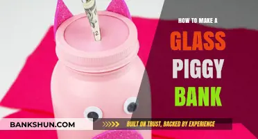 Crafting a Clear Glass Piggy Bank: DIY Savings Jar Guide