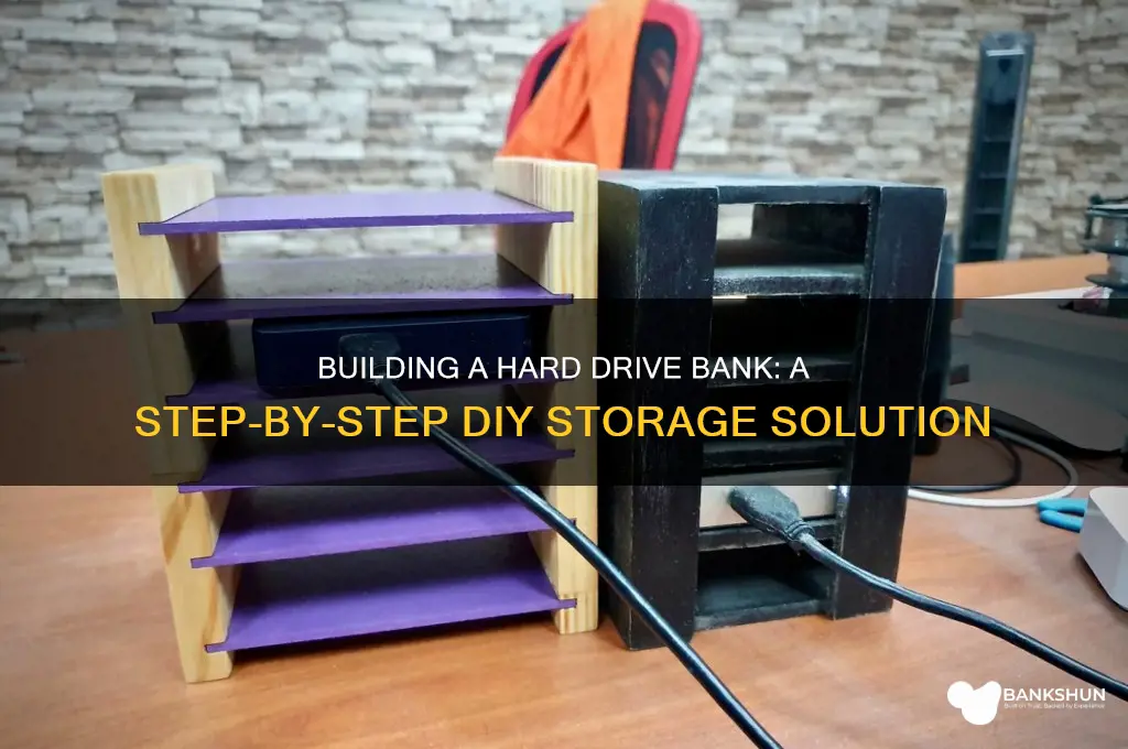 how to make a hard drive bank