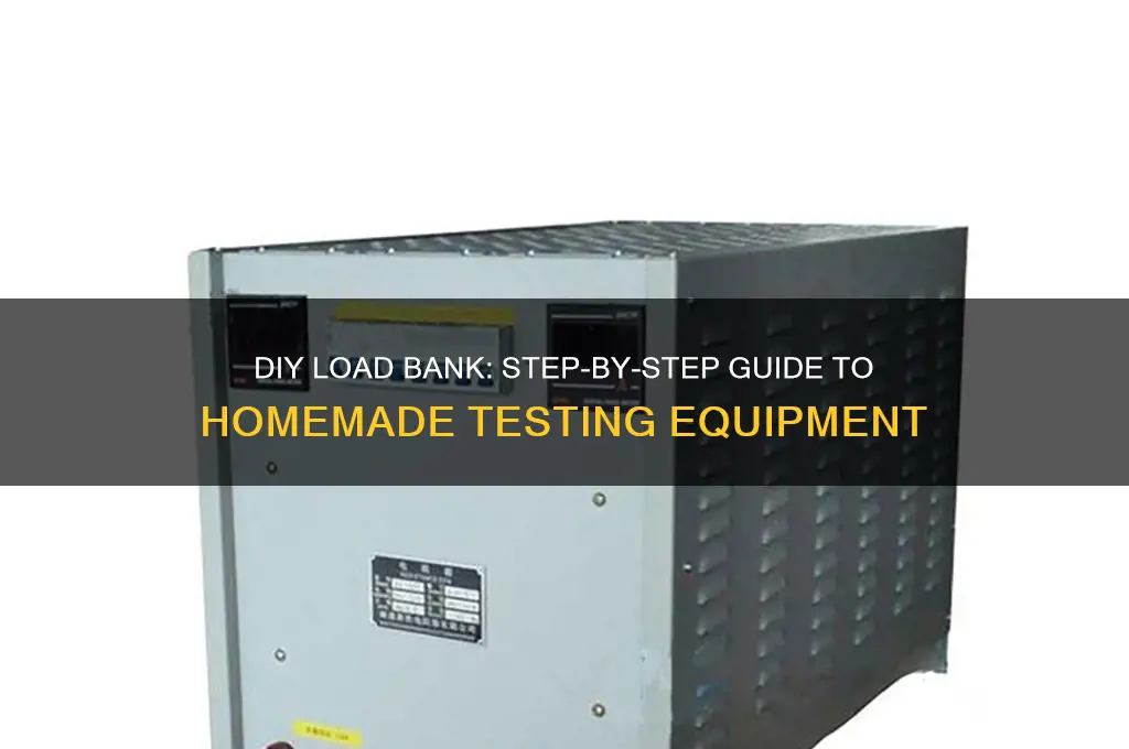how to make a homemade load bank