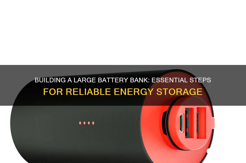 how to make a large battery bank