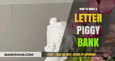 Creative DIY: Crafting a Unique Letter-Shaped Piggy Bank at Home