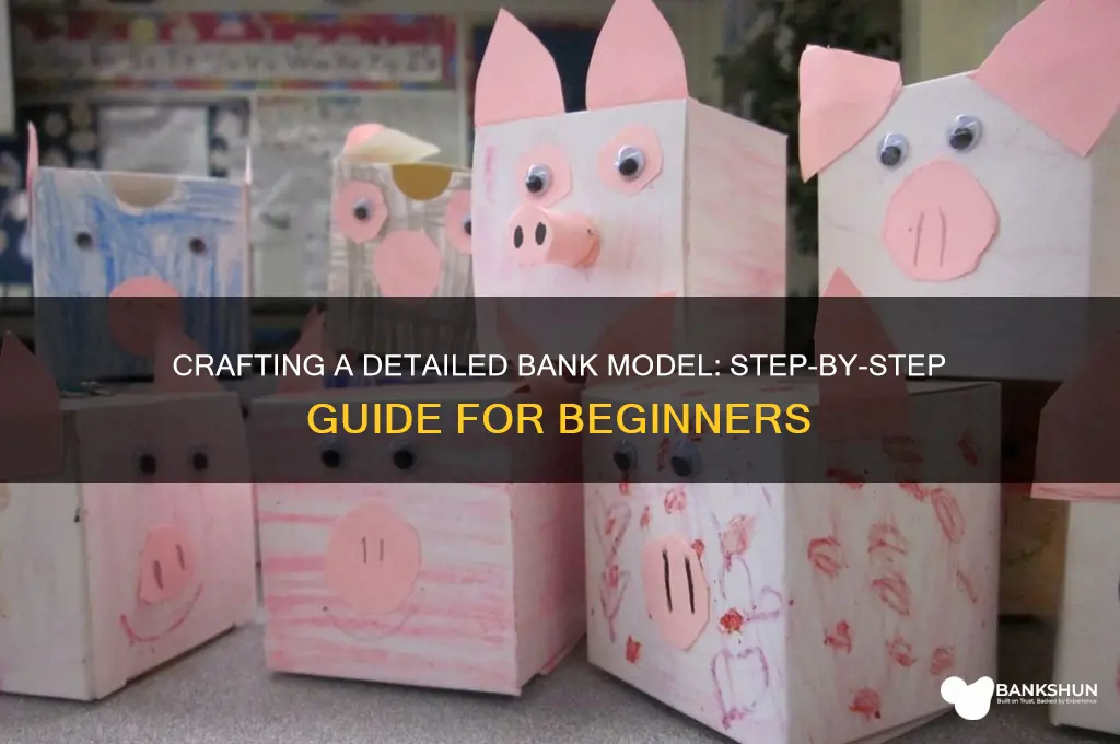how to make a model of bank