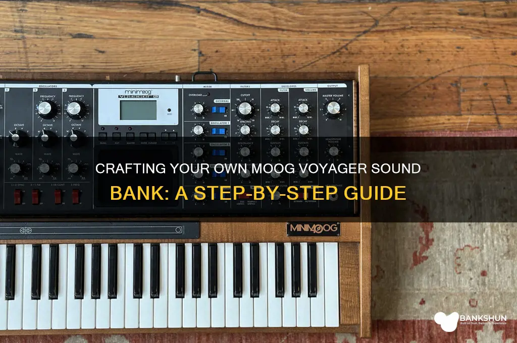 how to make a moog voyager bank